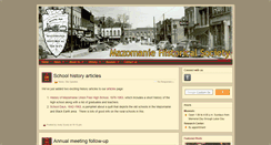 Desktop Screenshot of mazomaniehistory.org