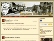 Tablet Screenshot of mazomaniehistory.org